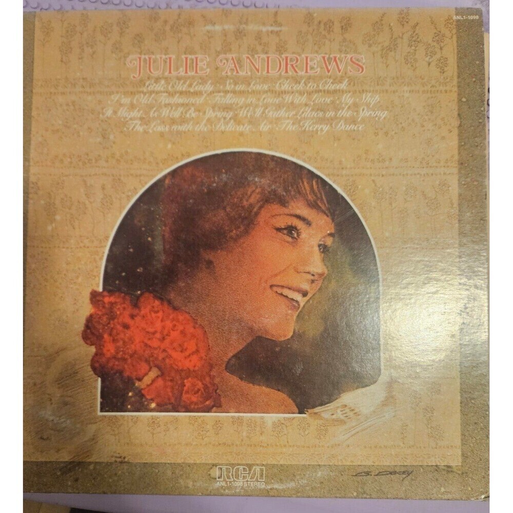 Julie Andrews 1975 Self-Titled Vinyl LP RCA ANL1-1098 Vintage Record